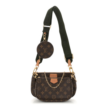 LOUIS VUITTON Monogram Multi Pochette Accessories Kaki