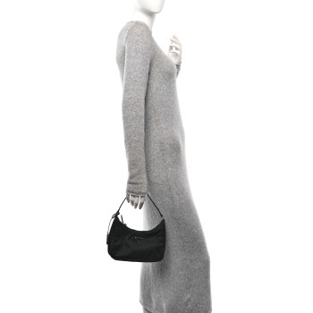 PRADA Tessuto Nylon Saffiano Mini Re-Edition 2005 Bag Black