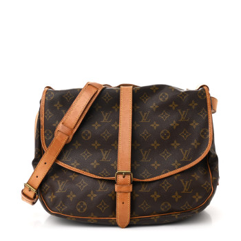 LOUIS VUITTON Monogram Saumur 35