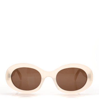 CELINE Acetate Triomphe 01 Sunglasses CL 40194U White