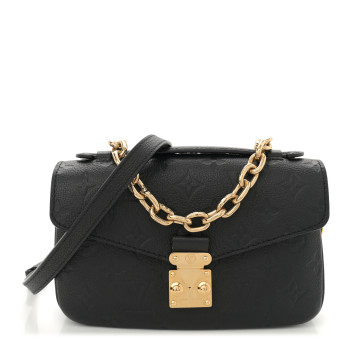 LOUIS VUITTON Empreinte Pochette Metis East West Black