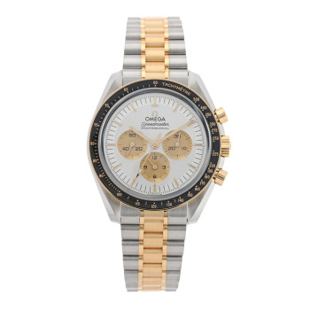 OMEGA Stainless Steel 18K Moonshine Gold 42mm Speedmaster Moonwatch Professional Chronograph Manual Winding Watch Silver 42.310.20.42.50.02.001