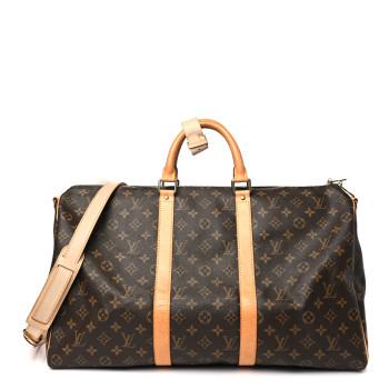 LOUIS VUITTON Monogram Keepall Bandouliere 50
