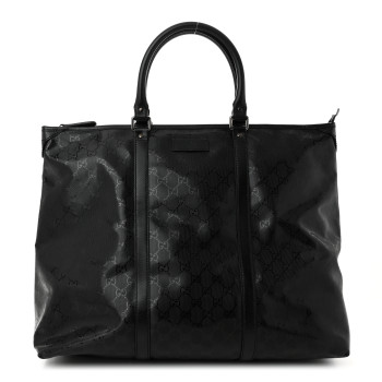 GUCCI Imprime Monogram Medium Joy Tote Bag Black