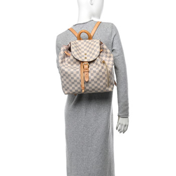 LOUIS VUITTON Damier Azur Sperone Backpack