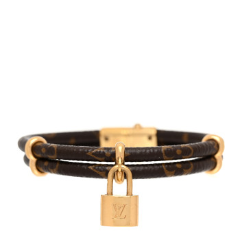 LOUIS VUITTON Monogram Keep It Twice Bracelet 17