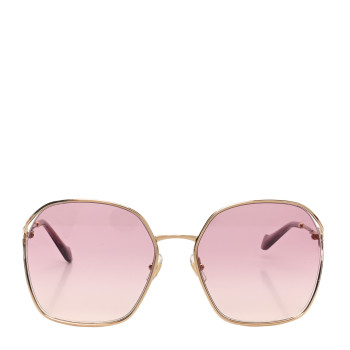 MIU MIU Metal Sunglasses SMU52W Gold Pink