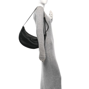 MANSUR GAVRIEL Soft Calfskin Moon Sling Bag Black
