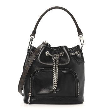 LOUIS VUITTON Lambskin No Way Vibe Black