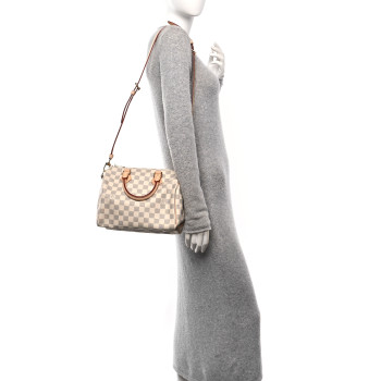 LOUIS VUITTON Damier Azur Speedy Bandouliere 25