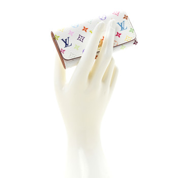 LOUIS VUITTON Monogram Multicolor Multicles 4 Key Holder White