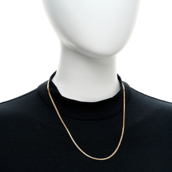 PARKER & WEST BY FASHIONPHILE 18K Yellow Gold Curb Chain Necklace 19.75"