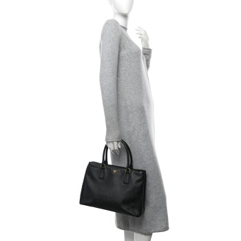 PRADA Saffiano Lux Medium Tote Tote Black