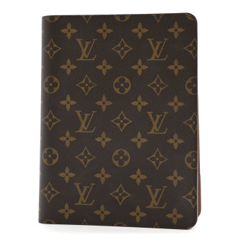 LOUIS VUITTON Monogram Desk Agenda Cover