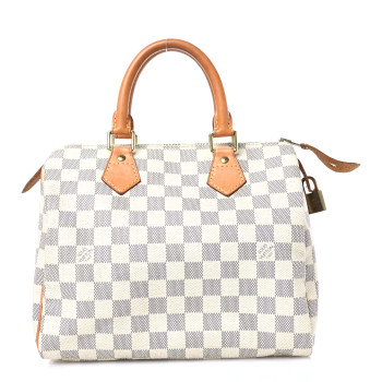LOUIS VUITTON Damier Azur Speedy 25