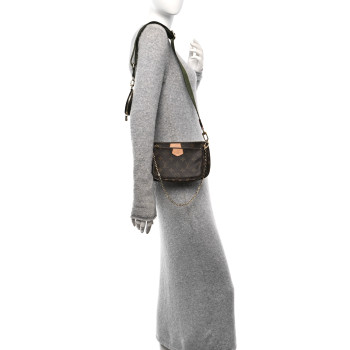 LOUIS VUITTON Monogram Multi Pochette Accessories Kaki
