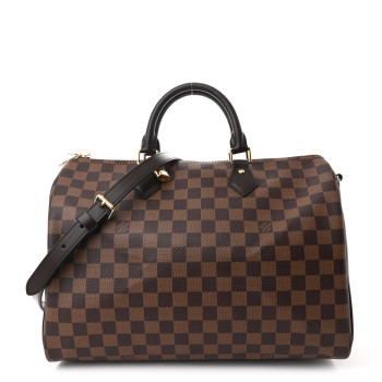 LOUIS VUITTON Damier Ebene Speedy Bandouliere 35