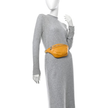 GUCCI Calfskin GG Tennis Embossed Belt Bag Crop