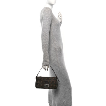 FENDI Zucca Baguette Tobacco