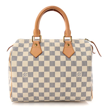 LOUIS VUITTON Damier Azur Speedy 25