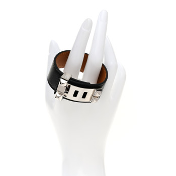 HERMES Swift Collier De Chien CDC 24 Bracelet T1 Black