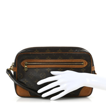 LOUIS VUITTON Monogram Pochette Marly Dragonne 26