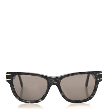 CHRISTIAN DIOR Diorsignature S6U Square Sunglasses Tortoise Grey