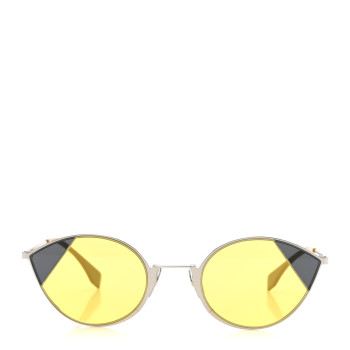 FENDI Metal Cat Eye Sunglasses FF0342/S Yellow