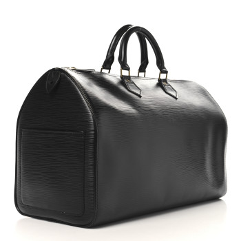 LOUIS VUITTON Epi Speedy 40 Black