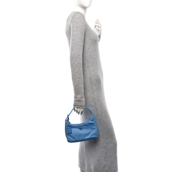 PRADA Re-Nylon Saffiano Mini Re-Edition 2000 Bag Pervinca