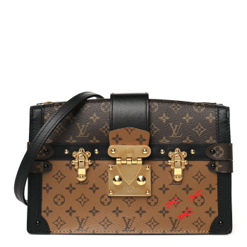 LOUIS VUITTON Reverse Monogram Trunk Clutch