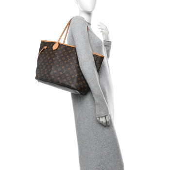 LOUIS VUITTON Monogram Neo Neverfull MM Rose Ballerine