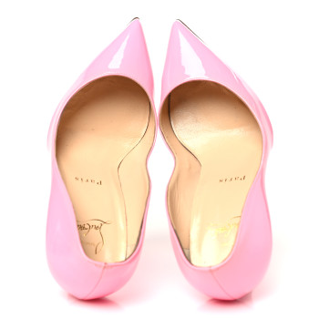 CHRISTIAN LOUBOUTIN Patent Pigalle Follies 100 Pumps 37.5 Dolly