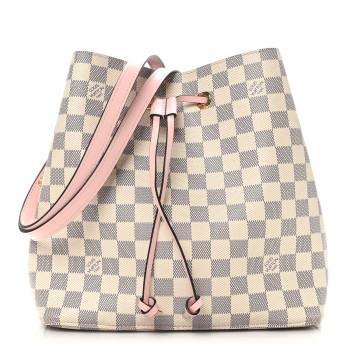 LOUIS VUITTON Damier Azur Neonoe MM Eau De Rose