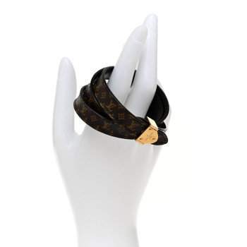 LOUIS VUITTON Monogram Box It Bracelet 17