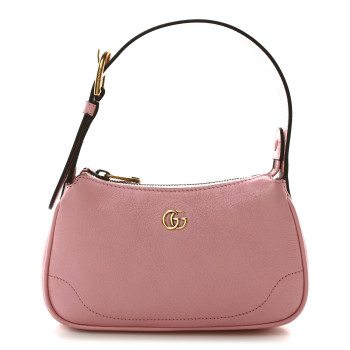 GUCCI Goatskin Mini Aphrodite Shoulder Bag Wild Rose
