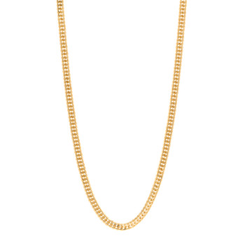 PARKER & WEST BY FASHIONPHILE 18K Yellow Gold Curb Chain Necklace 23.75"