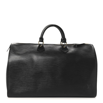 LOUIS VUITTON Epi Speedy 40 Black