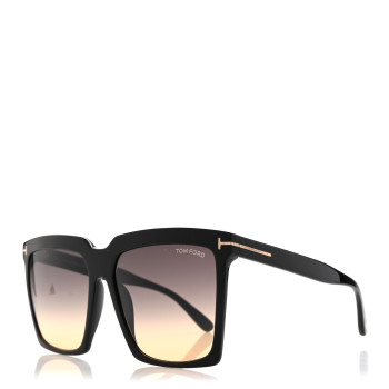 TOM FORD Acetate Sabrina Square Sunglasses TF764 Black
