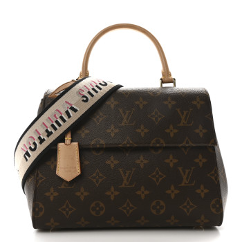 LOUIS VUITTON Monogram Cluny BB Black