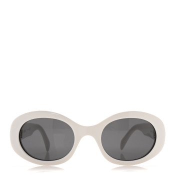 CELINE Acetate Triomphe 01 Sunglasses CL 40194U White