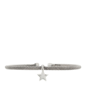 TIFFANY Sterling Silver Somerset Star Charm Cuff Bracelet