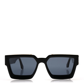 LOUIS VUITTON Acetate 1.1 Millionaires Sunglasses Z1165W Black