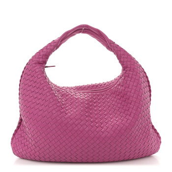 BOTTEGA VENETA Nappa Intrecciato Large Veneta Hobo Ametiste
