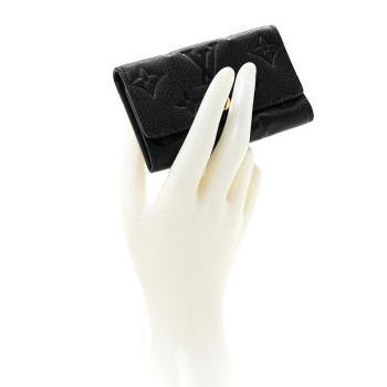 LOUIS VUITTON Empreinte Multicles 6 Key Holder Black