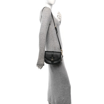 LOUIS VUITTON Epi Saumur BB Black