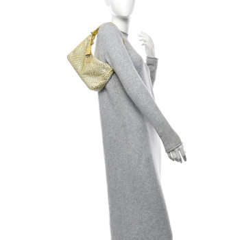 PRADA Satin Crystal Mini Re-Edition 2000 Bag Ananas