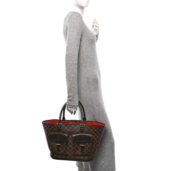 LOUIS VUITTON Damier Ebene Manosque GM