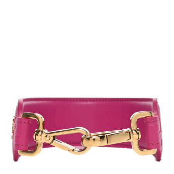 FENDI Calfskin FF 1974 Embossed Mini Strap You Ciclamino Pilar
