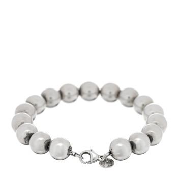 TIFFANY Sterling Silver 10mm HardWear Ball Bracelet